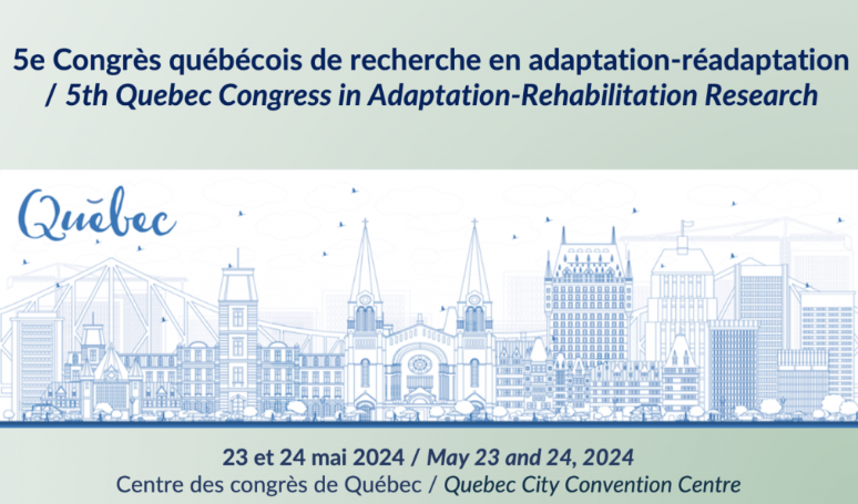 Affiche de Démo au Congrès de réadaptation du Québec